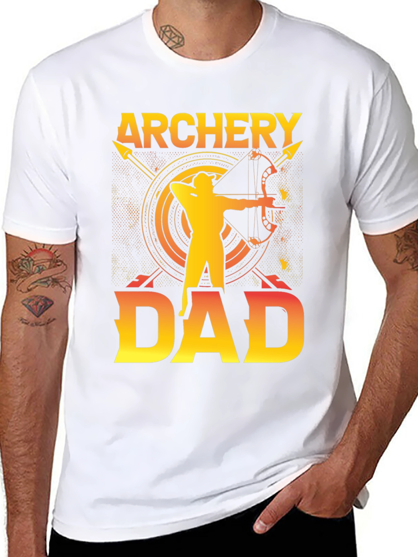 Camiseta Negra de Arquero - Regalo para Papá