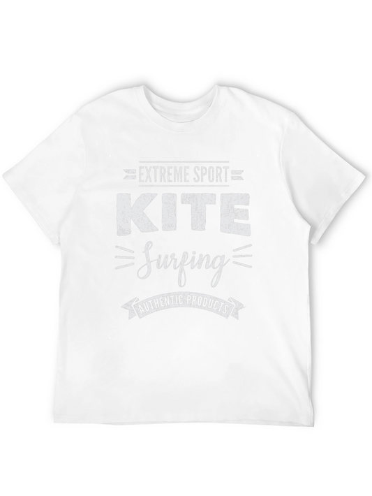 Camiseta Negra Kitesurf Deportes Extremos Hombre