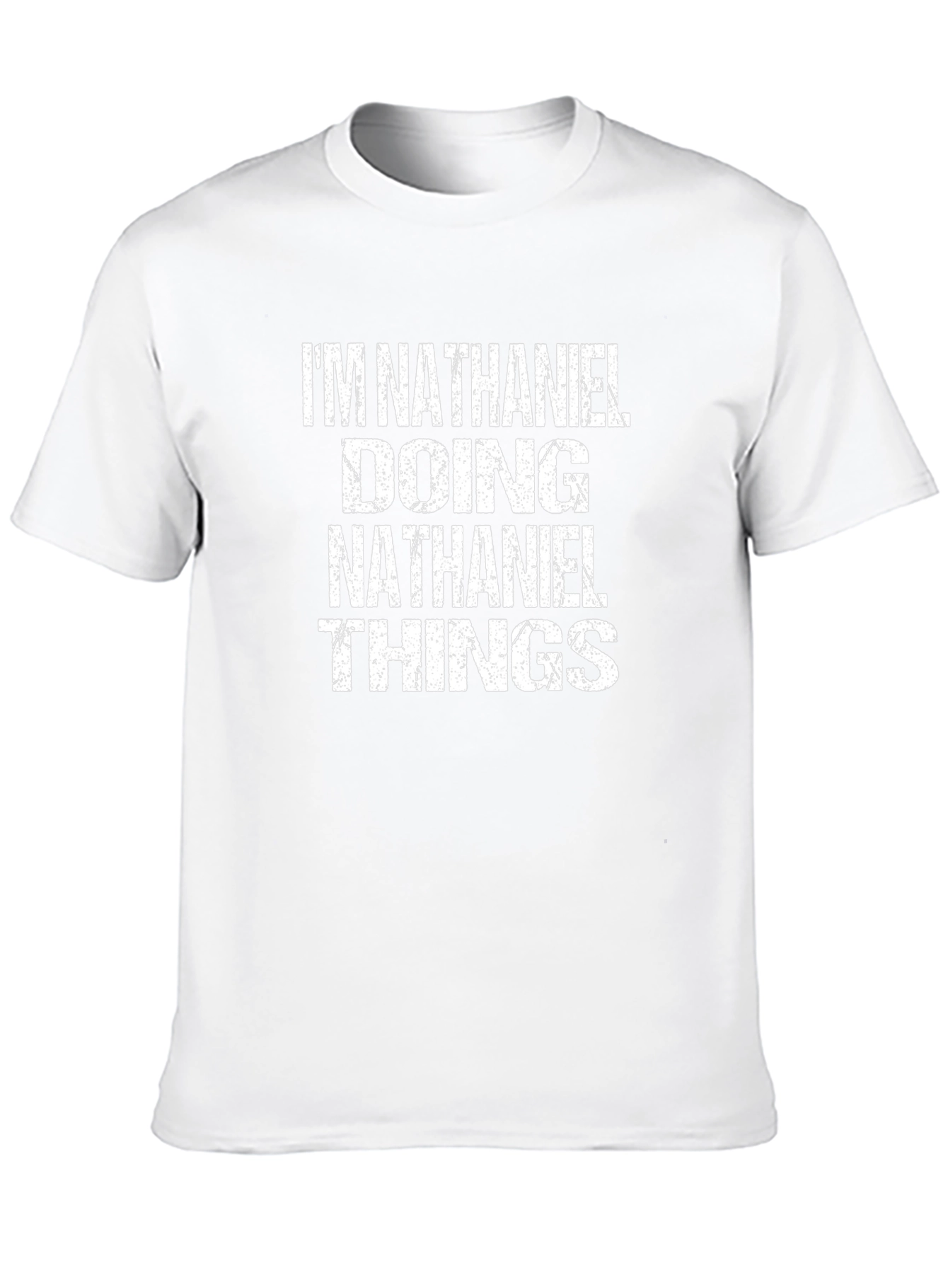 Camiseta Hombre: Im Nathaniel Doing Nathaniel Things