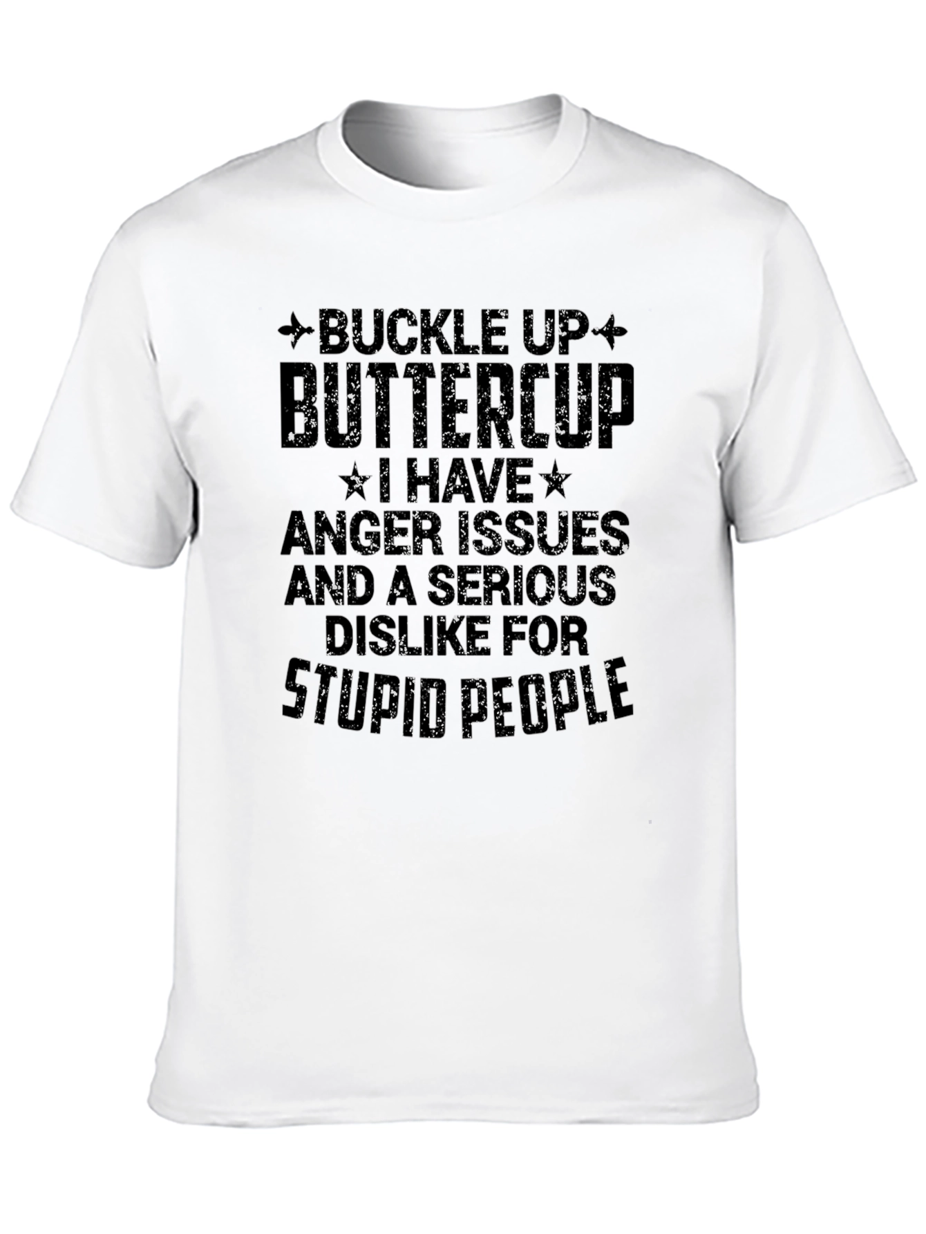 Camiseta Negra con Frase Divertida