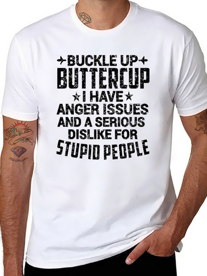 Camiseta Negra con Frase Divertida