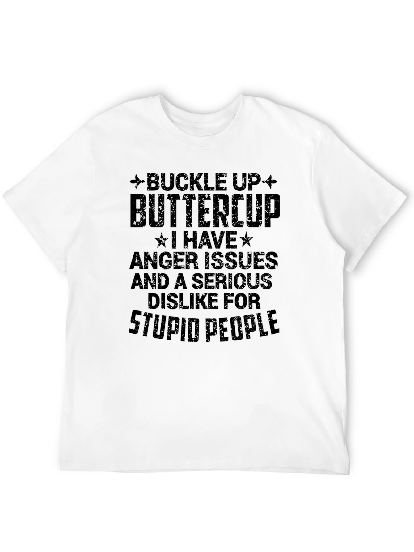 Camiseta Negra con Frase Divertida