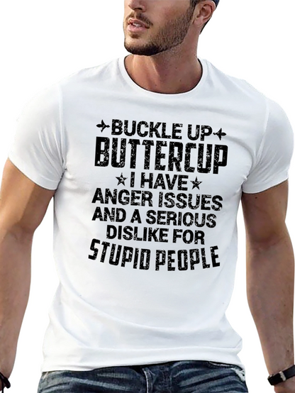 Camiseta Negra con Frase Divertida