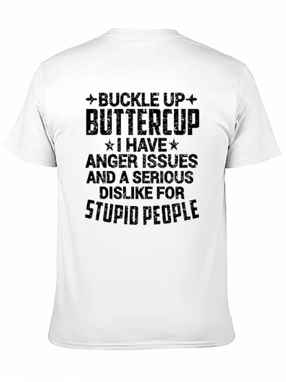 Camiseta Negra con Frase Divertida