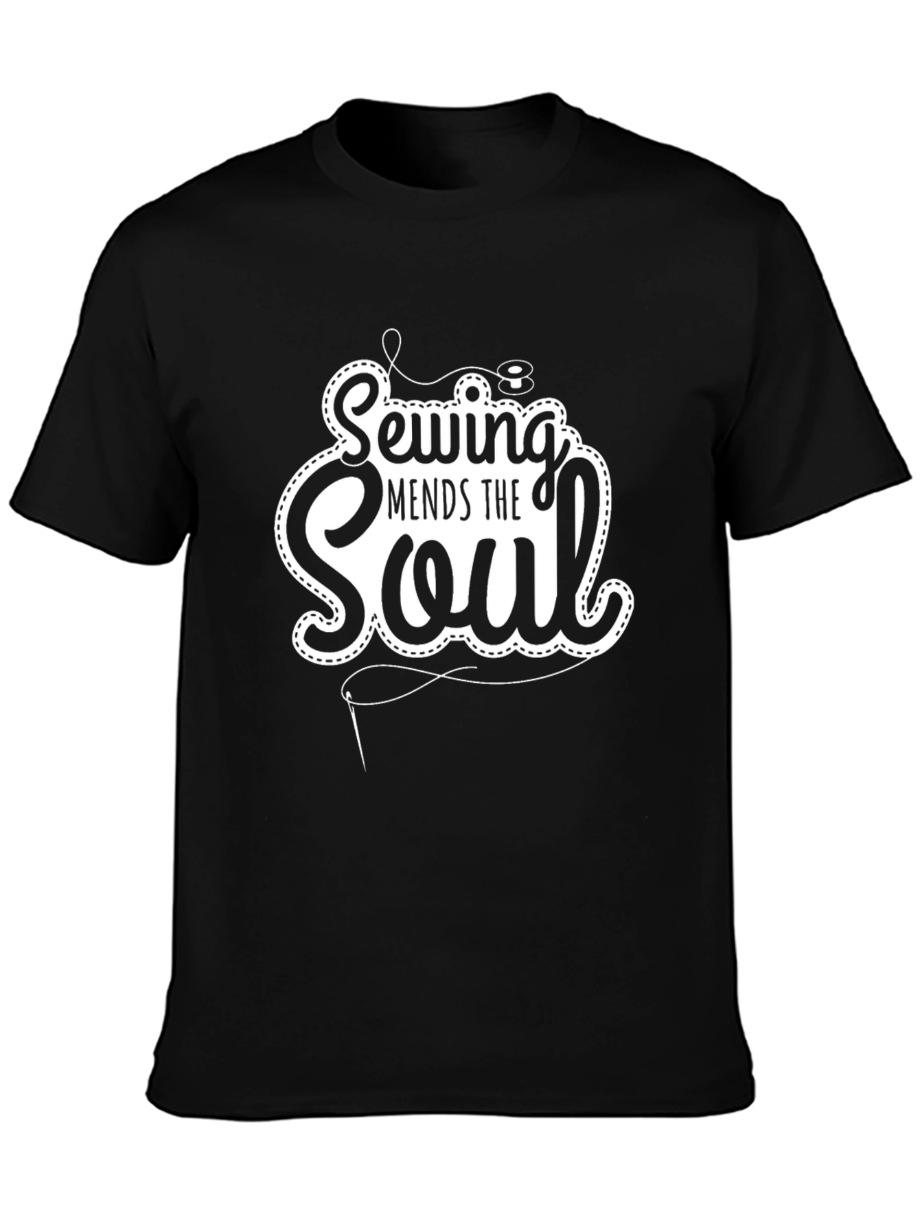 Camiseta Negra: Sewing Mends the Soul