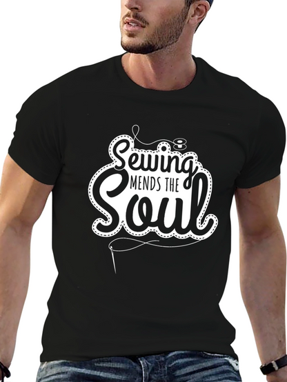 Camiseta Negra: Sewing Mends the Soul