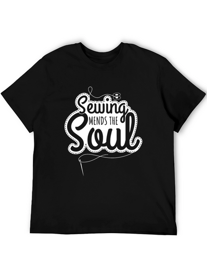 Camiseta Negra: Sewing Mends the Soul