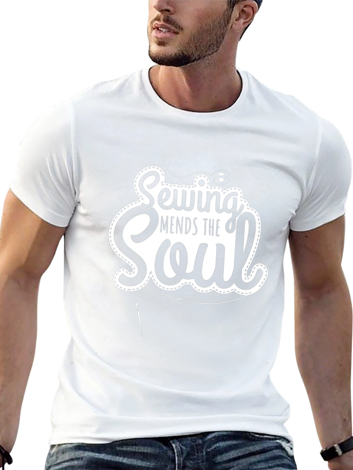 Camiseta Negra: Sewing Mends the Soul