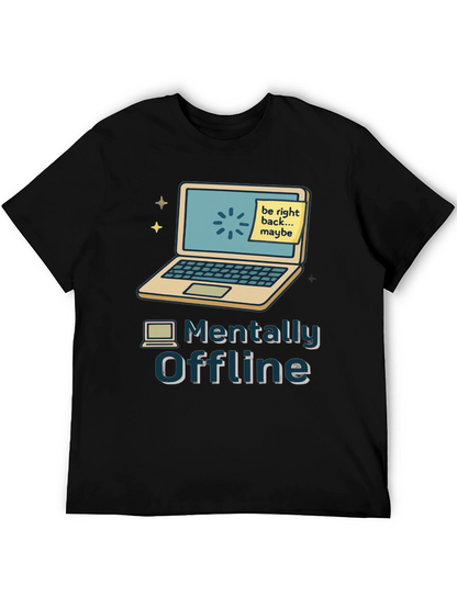 Camiseta Mentalmente Offline Diseño Informático