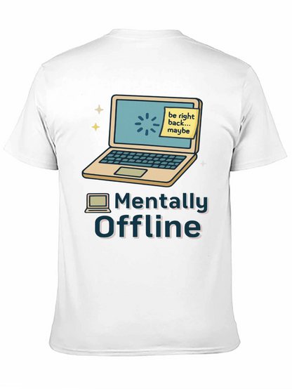 Camiseta Mentalmente Offline Diseño Informático