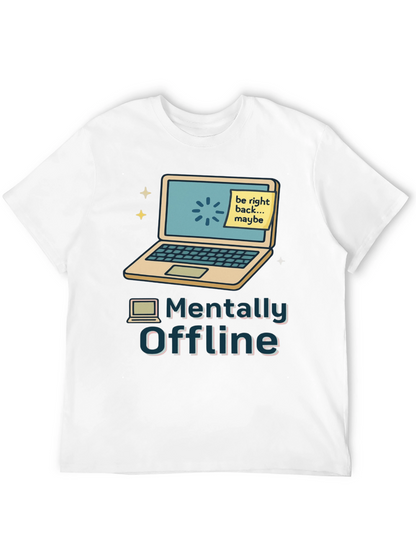 Camiseta Mentalmente Offline Diseño Informático