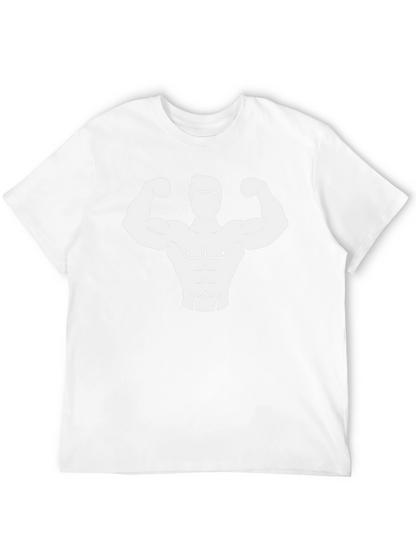 Camiseta Negra con Diseño Musculoso