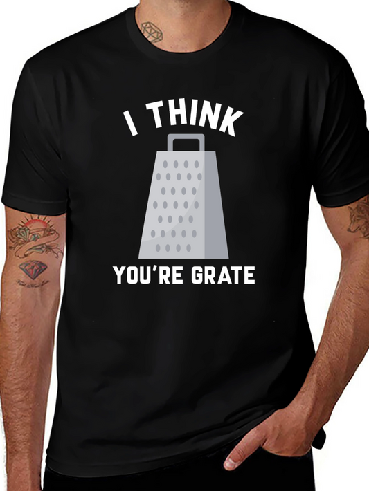 Camiseta Negra con Diseño de Rallador