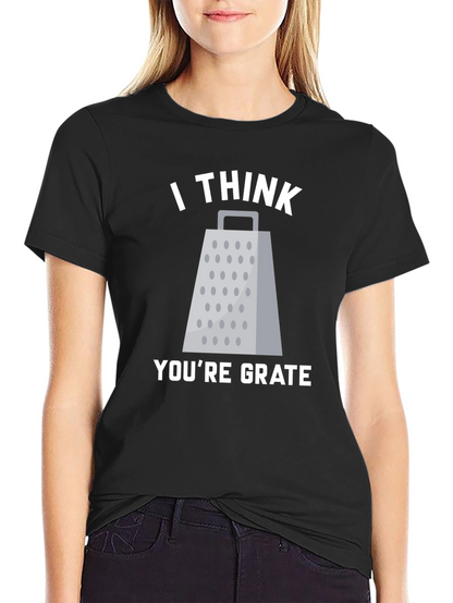Camiseta Negra con Diseño de Rallador