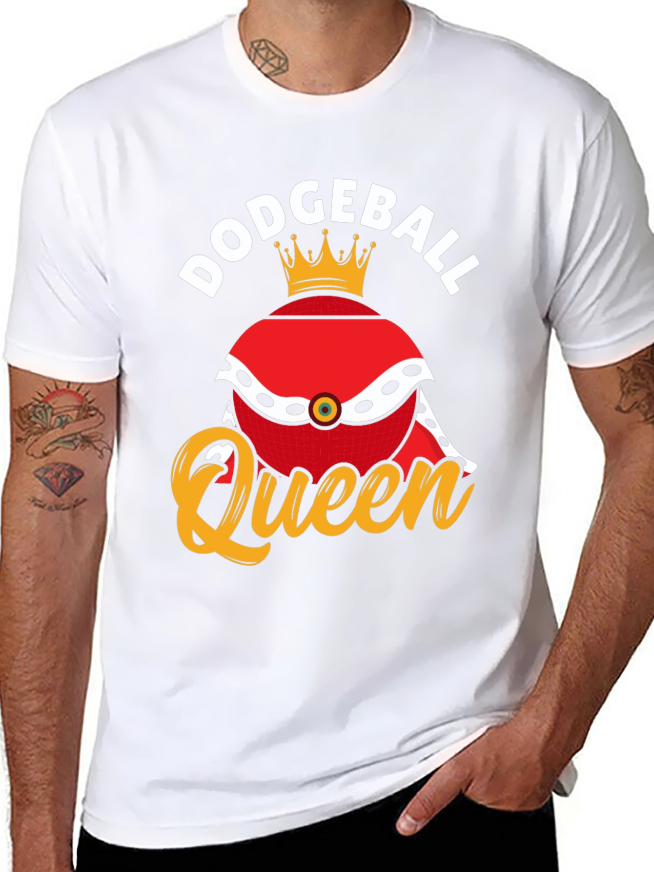 Camiseta Dodgeball Queen Negra