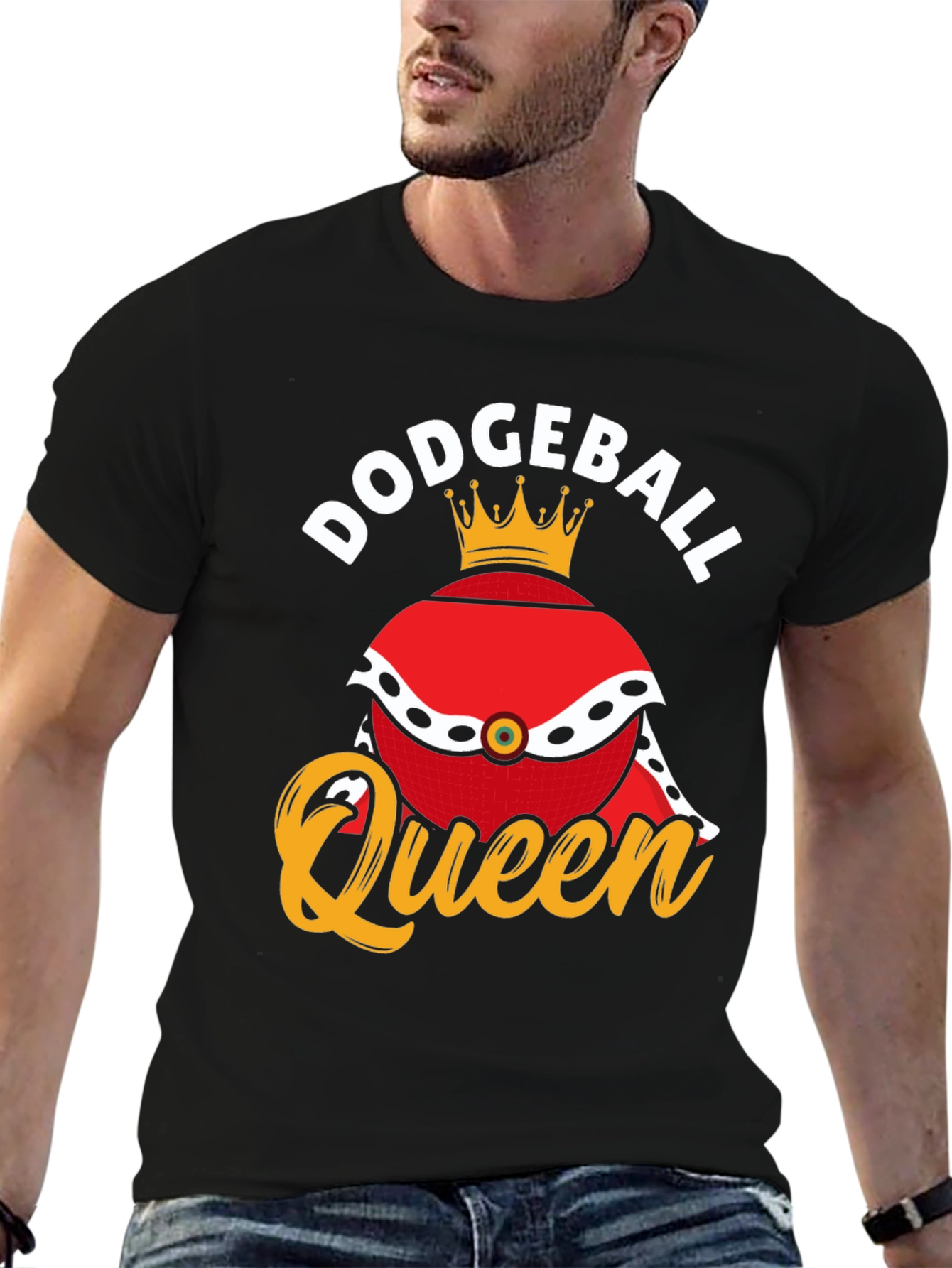 Camiseta Dodgeball Queen Negra