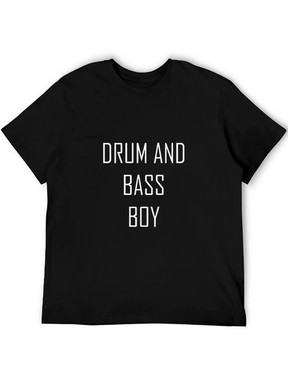 Camiseta Negra Drum and Bass Boy