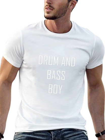 Camiseta Negra Drum and Bass Boy