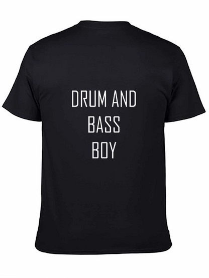 Camiseta Negra Drum and Bass Boy