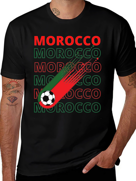 Camiseta Marruecos Fútbol - Diseño Único
