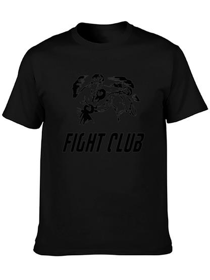 Camiseta Fight Club Negra Hombre