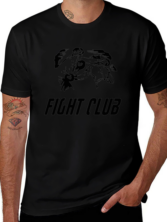 Camiseta Fight Club Negra Hombre