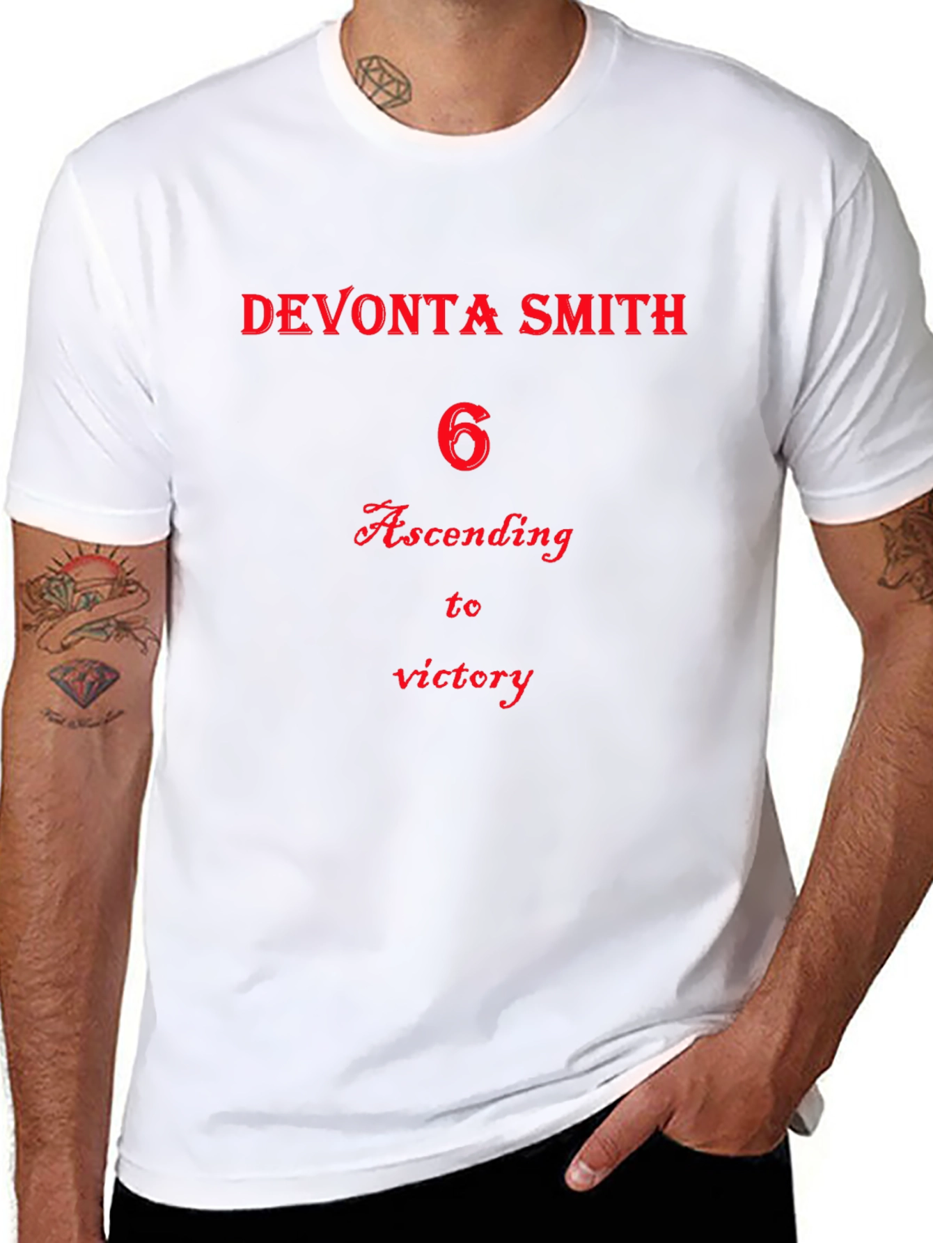 Camiseta Devonta Smith Ascending to Victory