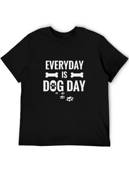 Camiseta Negra Everyday is Dog Day