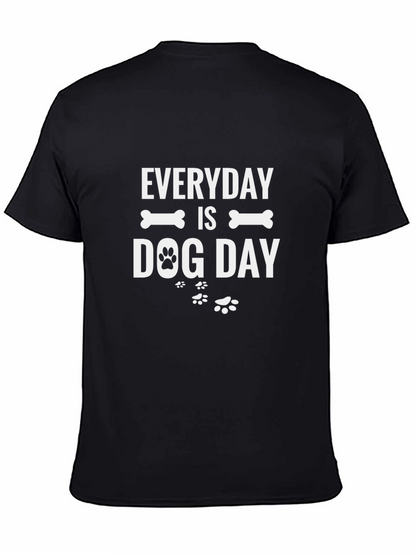 Camiseta Negra Everyday is Dog Day