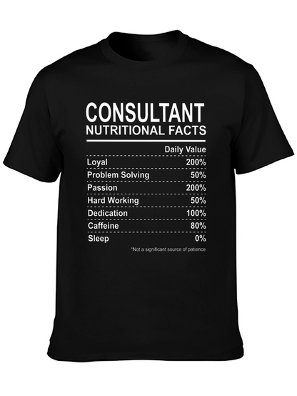 Camiseta Consultant Nutritional Facts