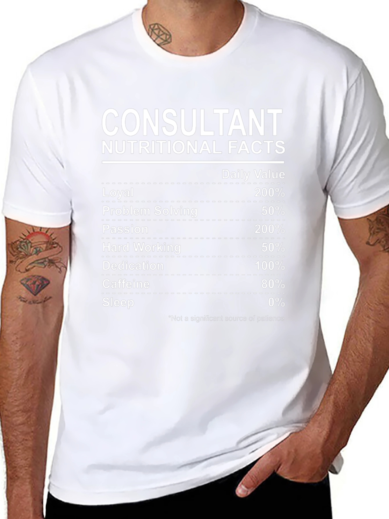 Camiseta Consultant Nutritional Facts