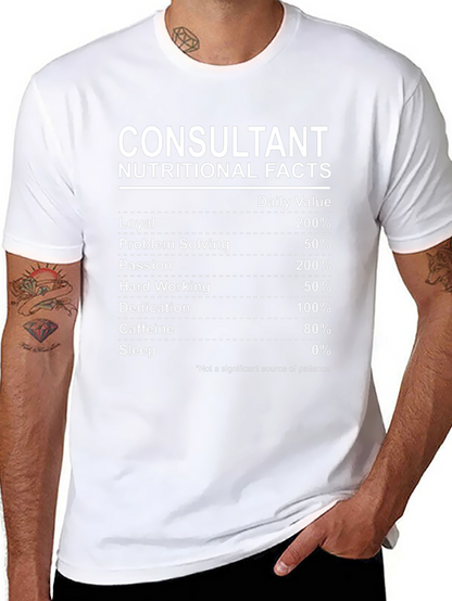 Camiseta Consultant Nutritional Facts