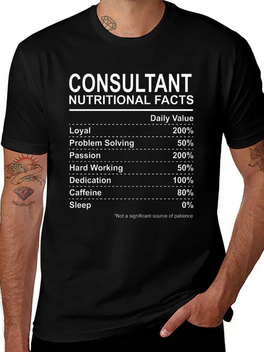 Camiseta Consultant Nutritional Facts