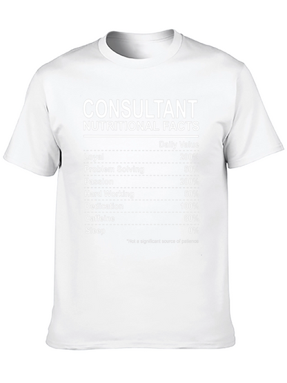 Camiseta Consultant Nutritional Facts