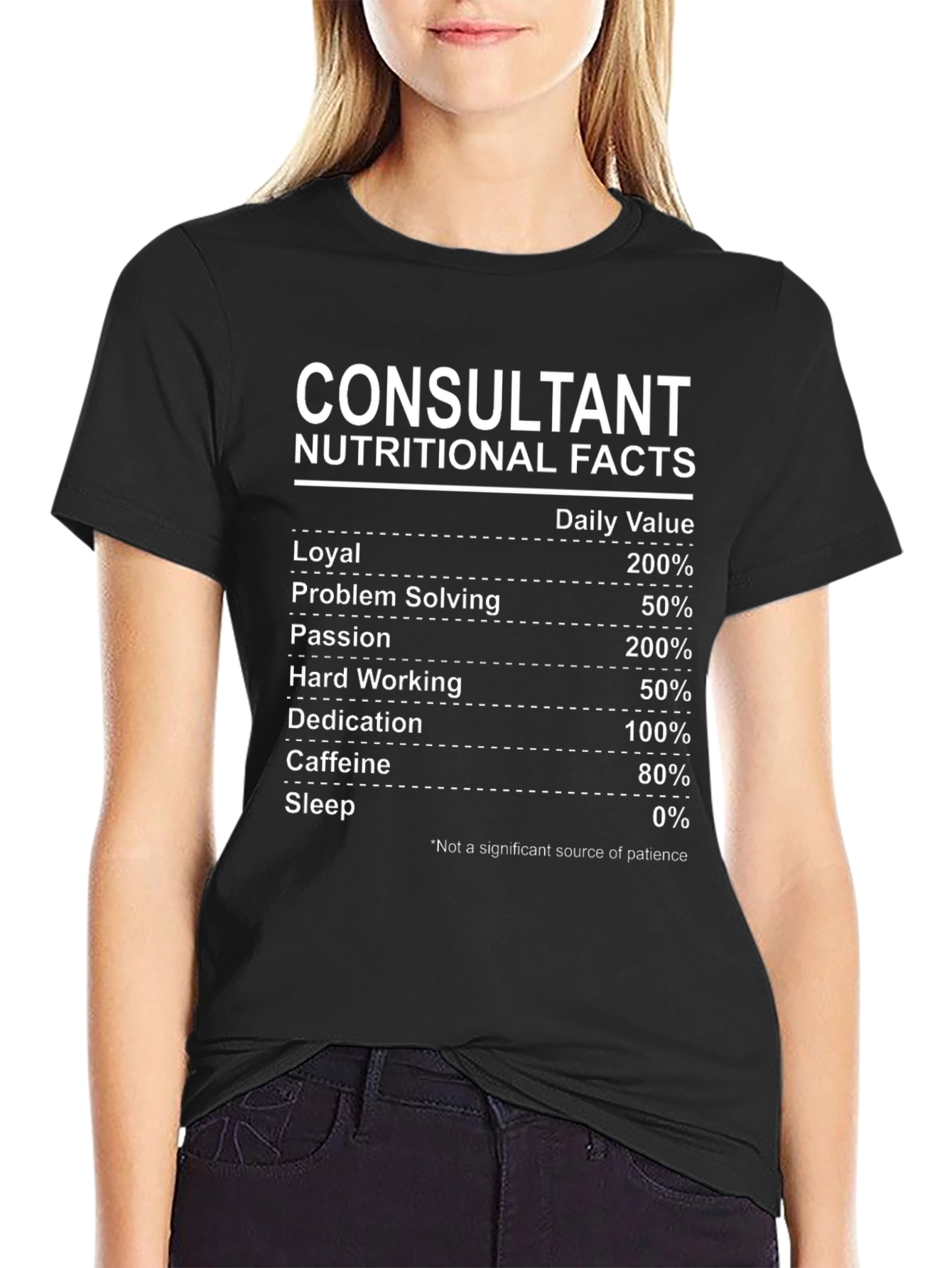 Camiseta Consultant Nutritional Facts