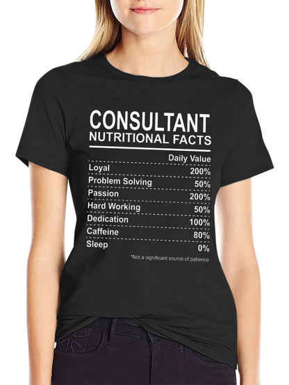 Camiseta Consultant Nutritional Facts