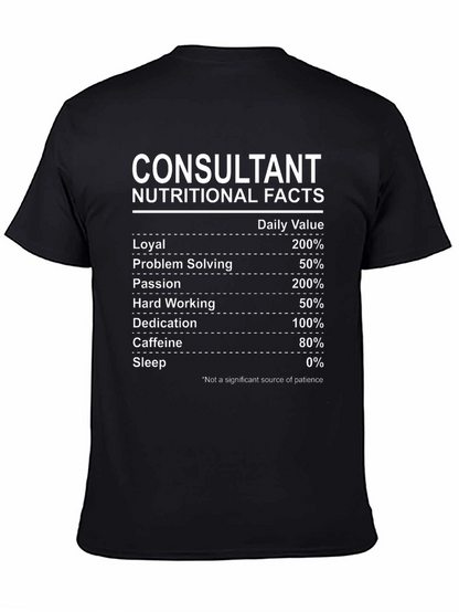 Camiseta Consultant Nutritional Facts