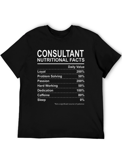 Camiseta Consultant Nutritional Facts
