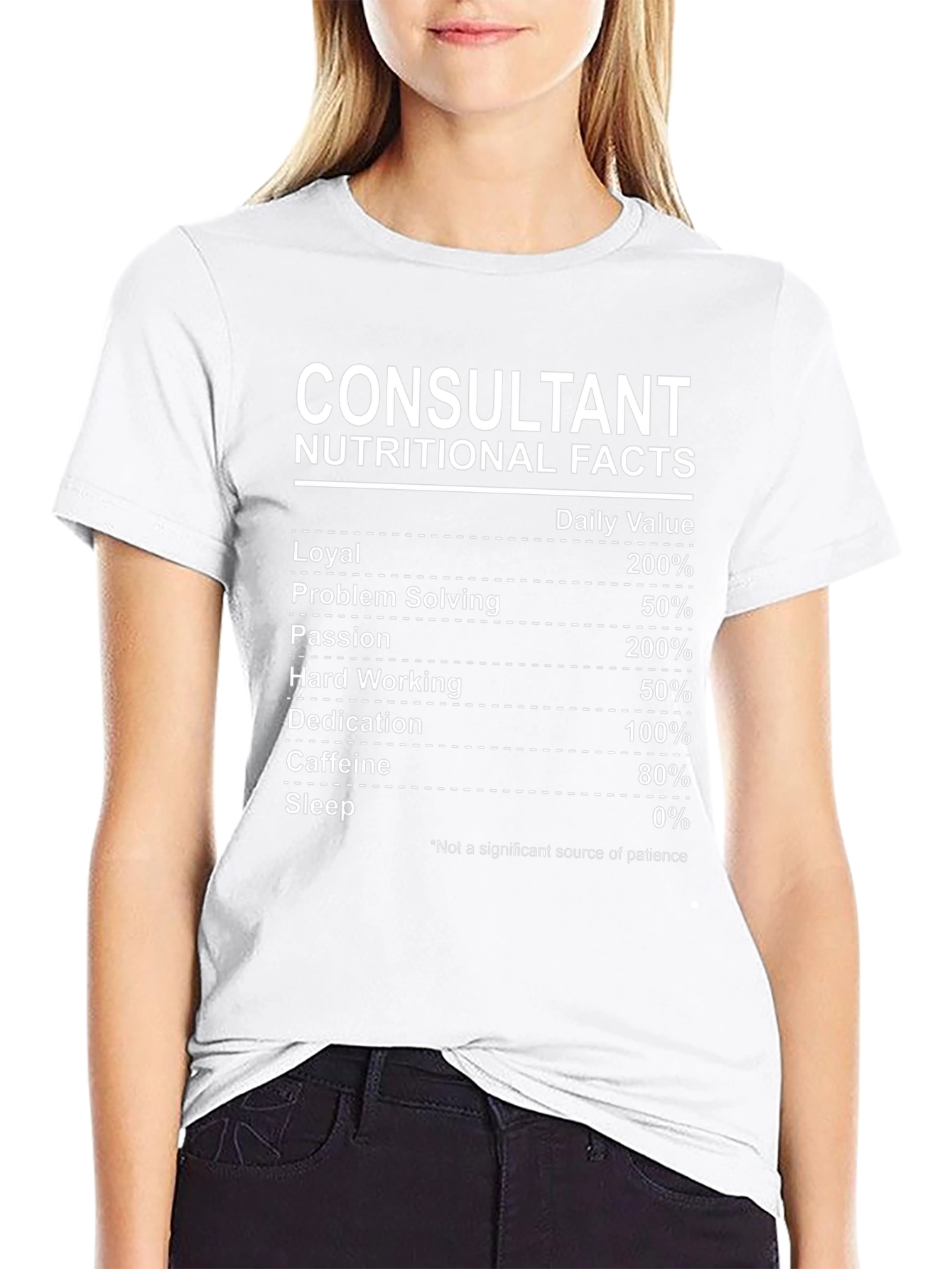 Camiseta Consultant Nutritional Facts