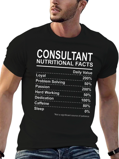 Camiseta Consultant Nutritional Facts