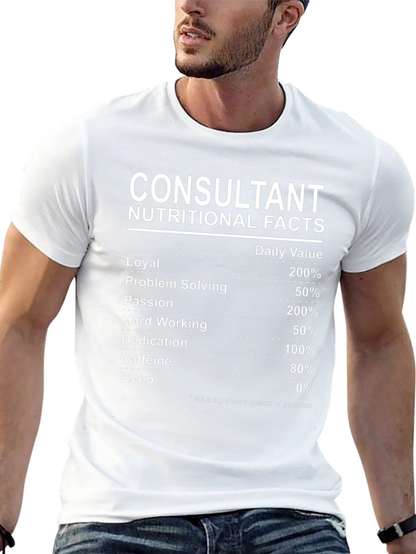 Camiseta Consultant Nutritional Facts