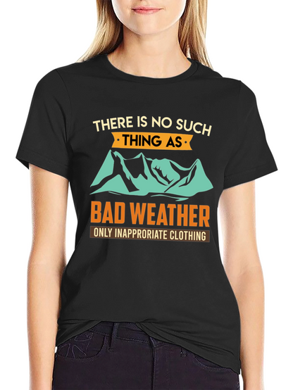 Camiseta Negra con Diseño Inspirador para Aventureros