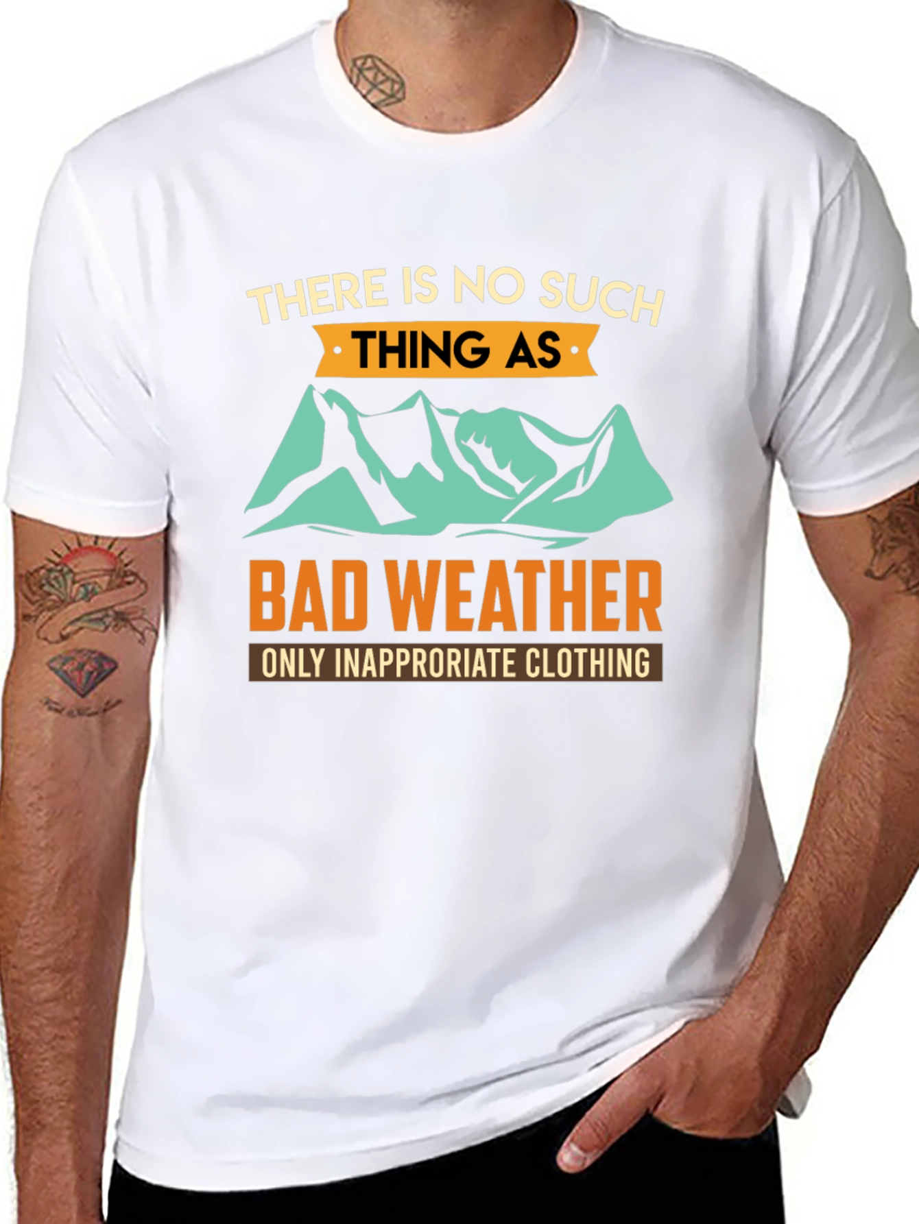 Camiseta Negra con Diseño Inspirador para Aventureros