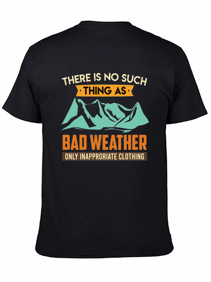 Camiseta Negra con Diseño Inspirador para Aventureros