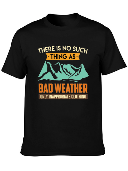 Camiseta Negra con Diseño Inspirador para Aventureros