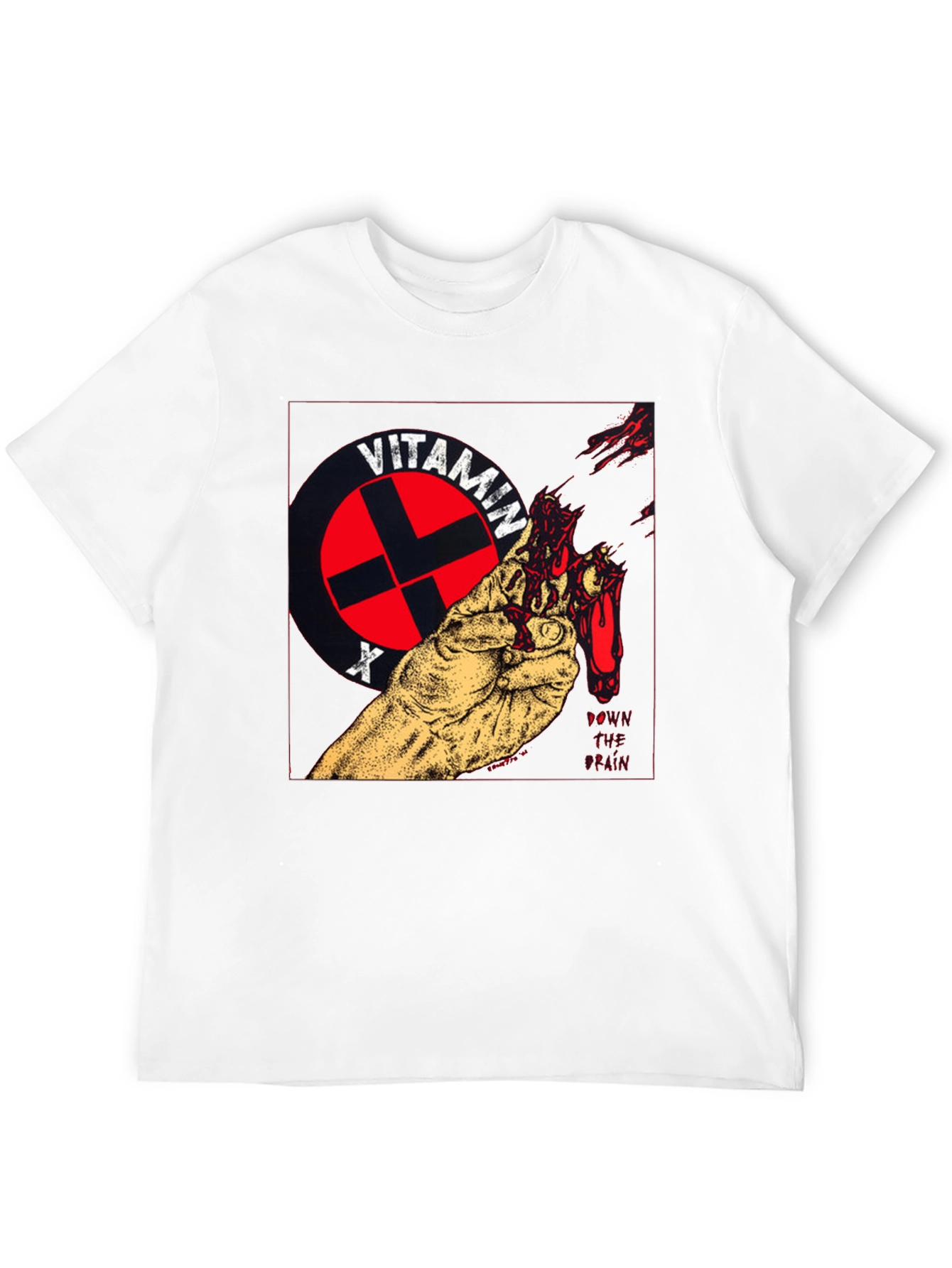 Camiseta Negra con Diseño Vitamin X