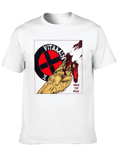 Camiseta Negra con Diseño Vitamin X