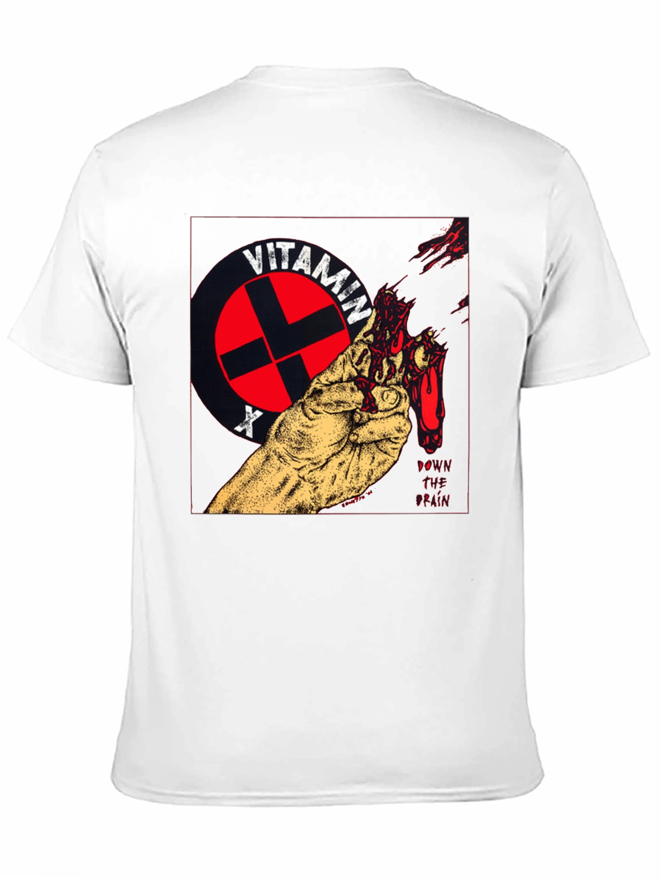 Camiseta Negra con Diseño Vitamin X