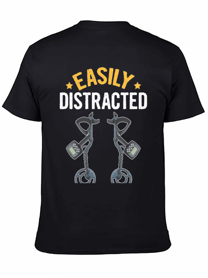 Camiseta Fácilmente Distraído Detector de Metales