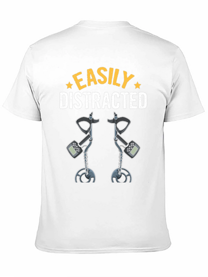 Camiseta Fácilmente Distraído Detector de Metales